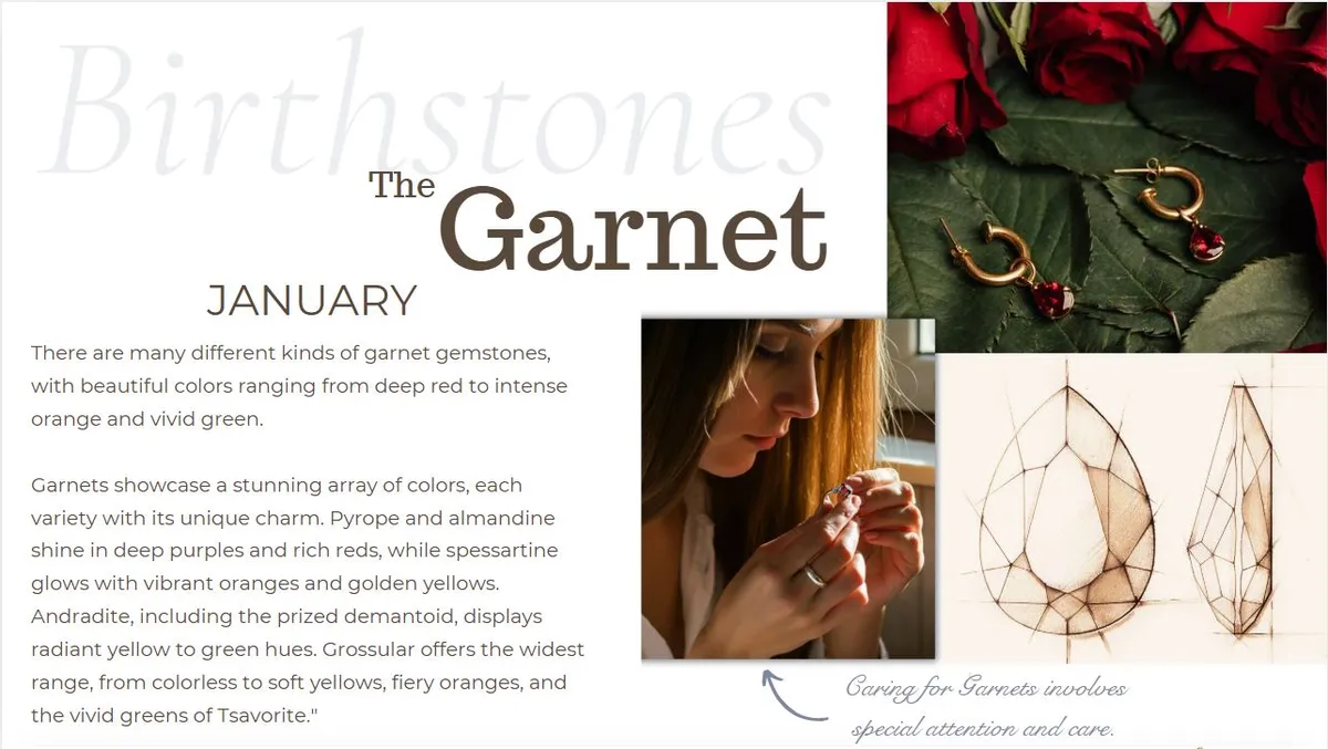 January Birthstone - Garnet