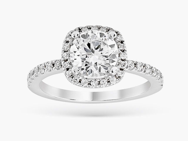 Halo Engagement Ring