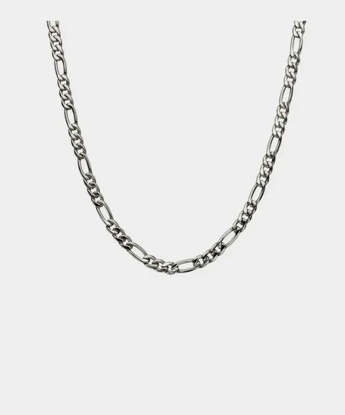 Silver chain necklace for men, showcasing a stylish link design. Visit Reiniger Jewelers for more fine jewelry.