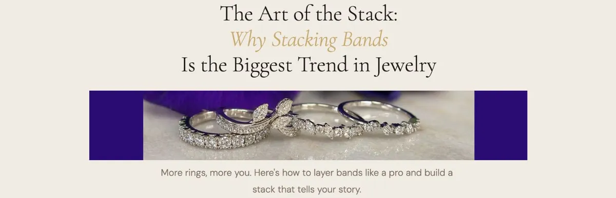 Stacking Bands is Trending Big