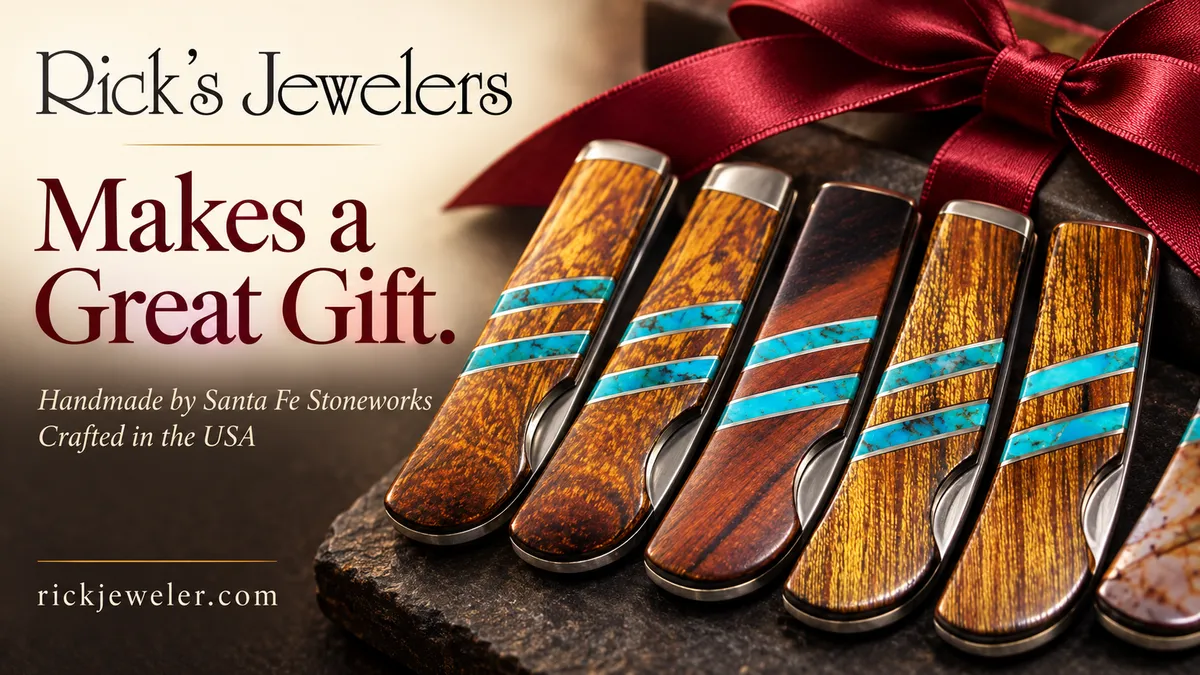 Handmade Knives at Rick Jewelers: Dinosaur Bone, Woolly Mammoth Tusk & Damascus
