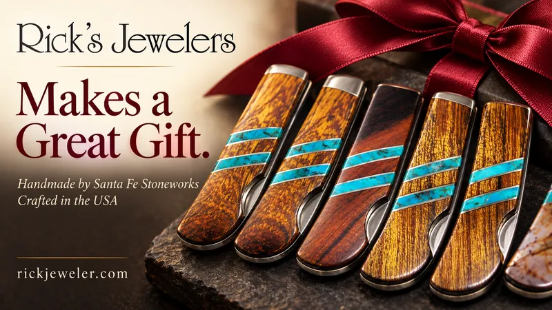 Read article: Handmade Knives at Rick Jewelers: Dinosaur Bone, Woolly Mammoth Tusk & Damascus 