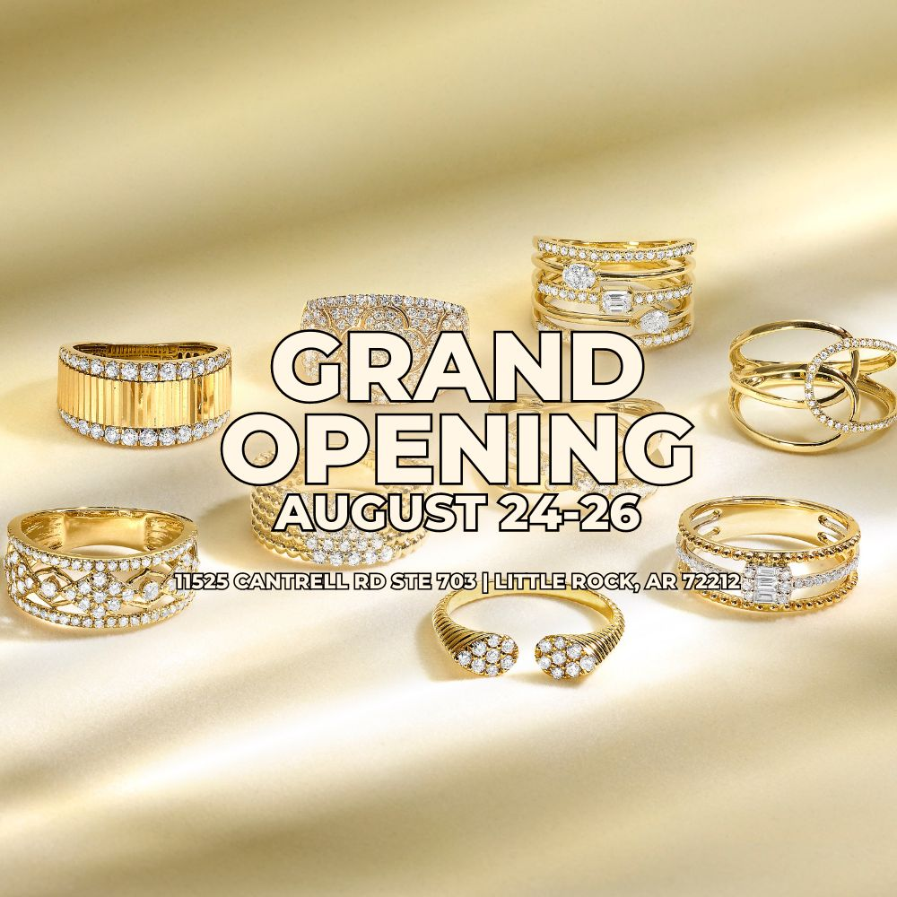 Robert Irwin Jewelers Little Rock, AR Grand Opening Jewelry Sale August 24th-26th