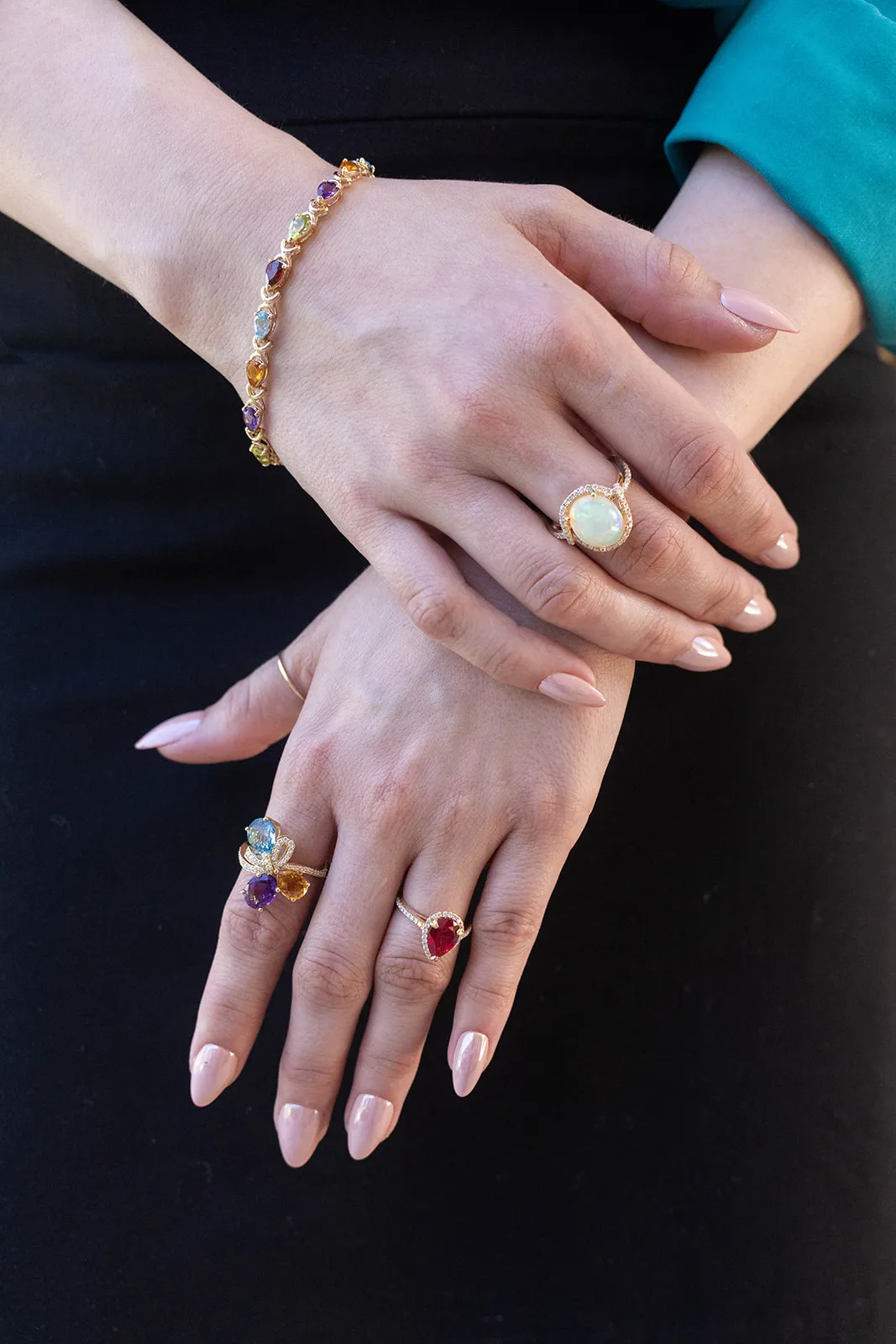 Gemstone jewelry from Sather's Leading Jewelers.
