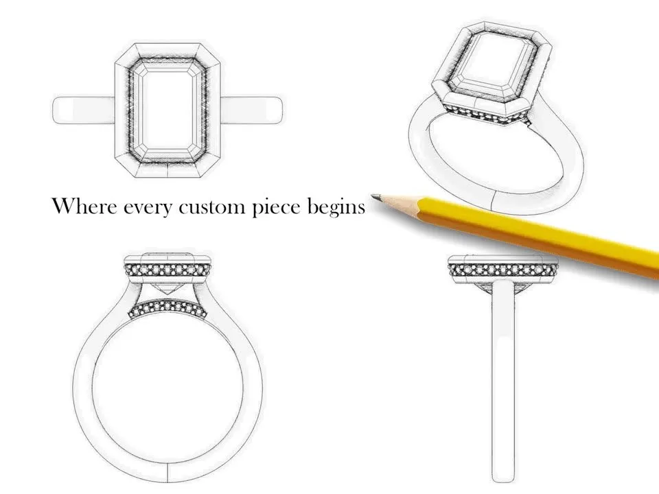 Custom jewelry design consultation at Schmidt Jewelers in Arkansas City