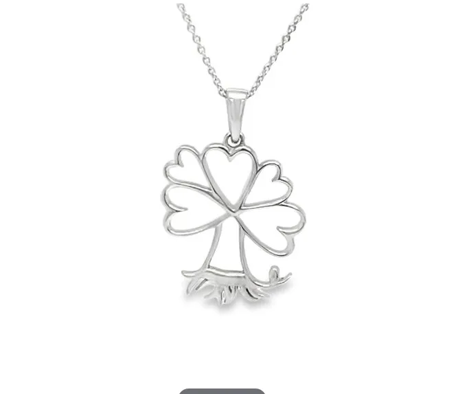  White Sterling Tree Of Life Pendant/Charm by Lily Alexander  Segners Jewelers Fredericksburg, TX