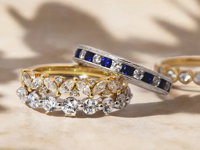 Anniversary Bands Commemorate every chapter of your love story with timeless anniversary bands crafted to honor lasting memories
