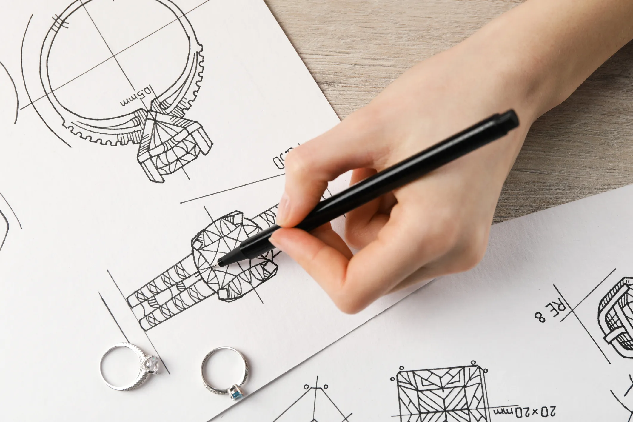 From Sketch to Finish Start with an idea. Leave with a masterpiece. Segners Jewelers Fredericksburg, TX