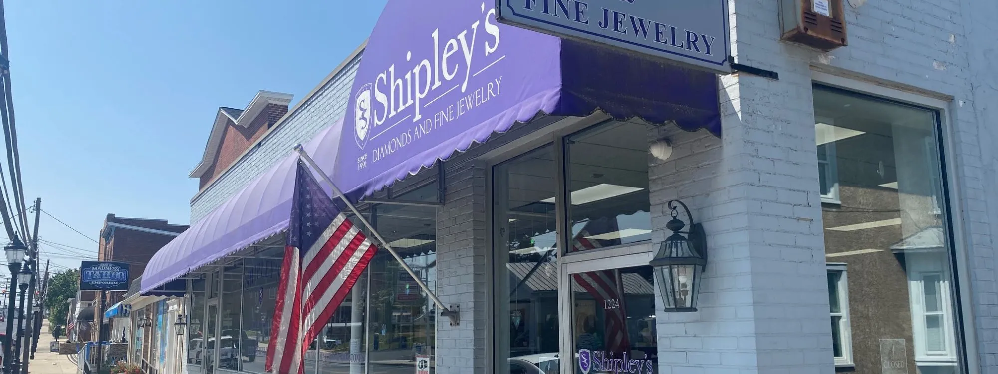 About Us This banner image is 1600 x 600 pixels on desktop Shipleys Fine Jewelry Hampstead, MD