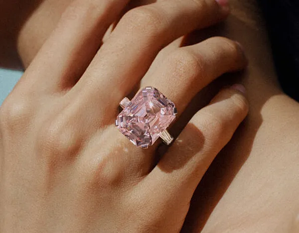 A Dazzling 24-Carat Pink Diamond With a Glamorous History May Fetch $18MM