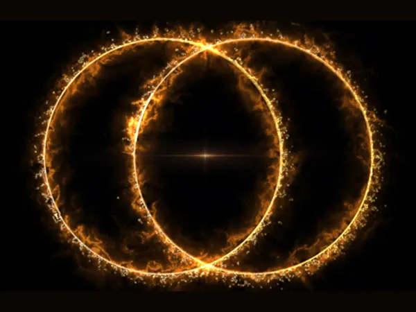 A Pair of Golden Cosmic Hoops: The Universe’s Most Dazzling Mystery