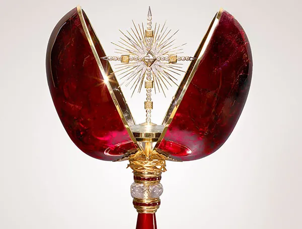 January Birthstone Feature: This Monumental Garnet Egg Is Like No Other