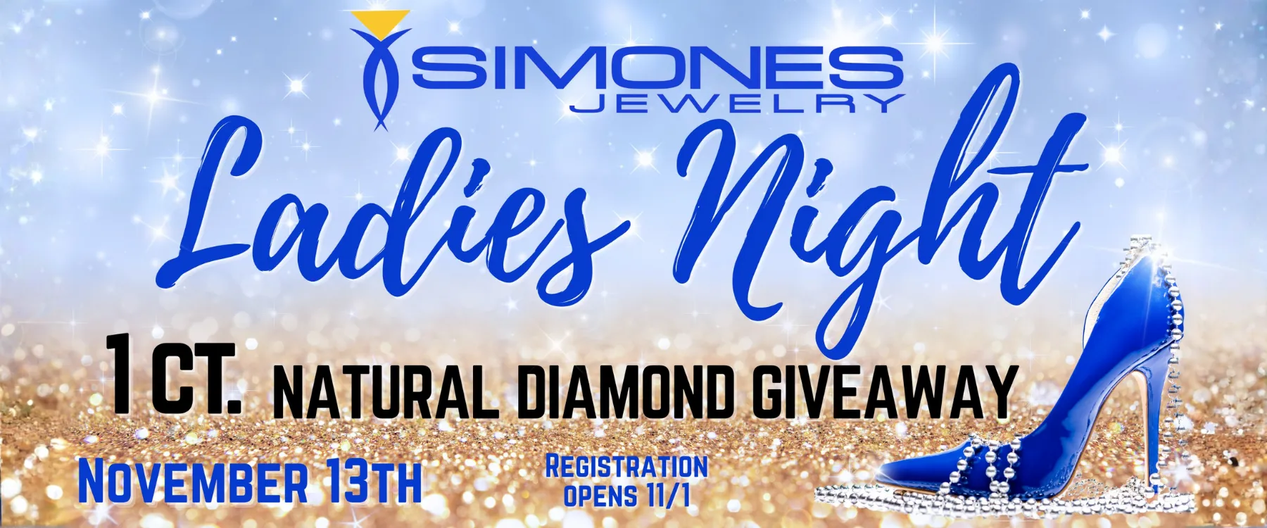 Simones Jewelry Ladies Night 2025 Banner