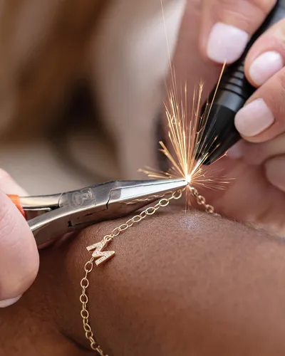 Permanent Jewelry Jewelry that lasts forever. Simones Jewelry, LLC Shrewsbury, NJ