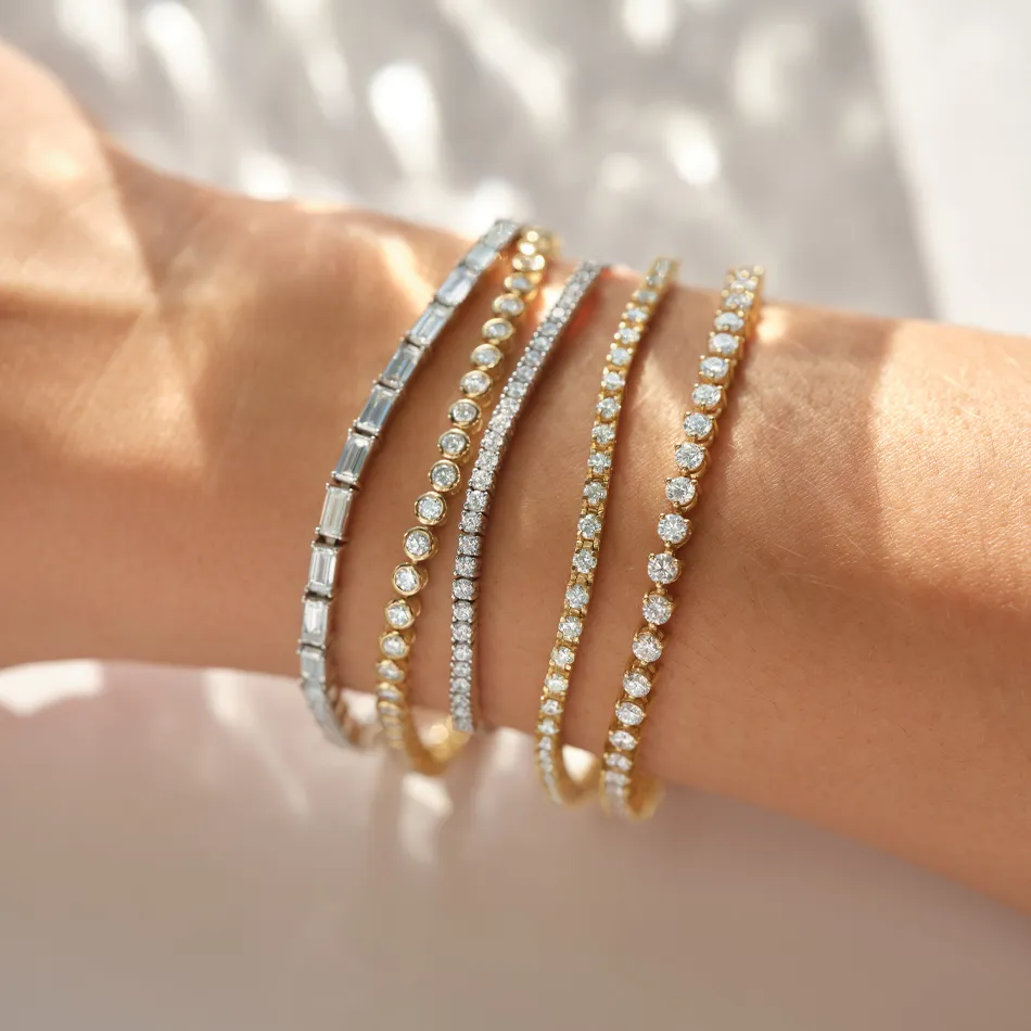 Bracelets From chunky bangles to timeless diamond tennis bracelets, we offer variety of bracelets to stun with this summer. Simones Jewelry, LLC Shrewsbury, NJ
