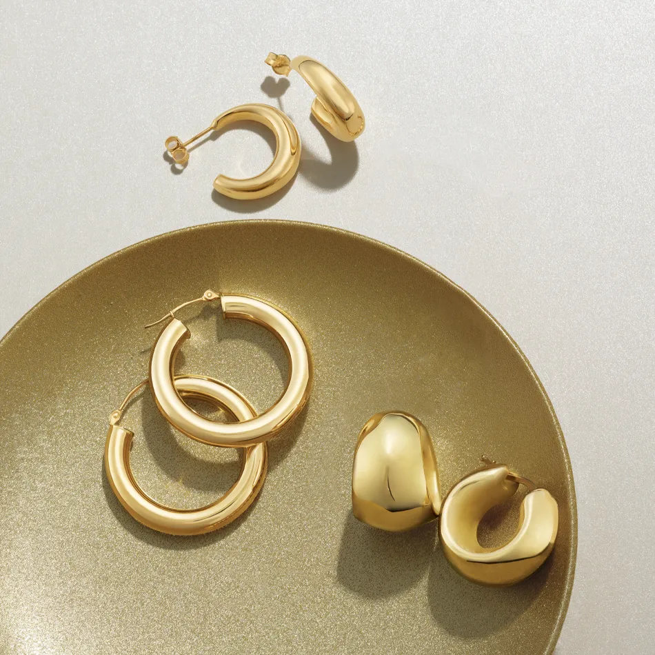 Earrings Explore hoop earrings with many different styles and add a classic touch of elegance to your daily wear. Simones Jewelry, LLC Shrewsbury, NJ
