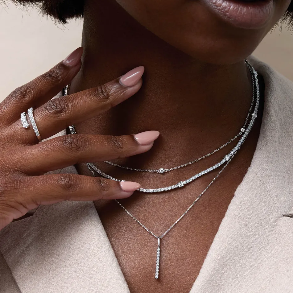 Necklaces Whether you're looking for a statement piece of necklaces to stack upon one another, we have countless options to choose from. Simones Jewelry, LLC Shrewsbury, NJ