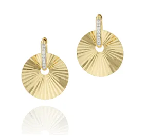 Phillips House's Aura Offset Huggie Earrings