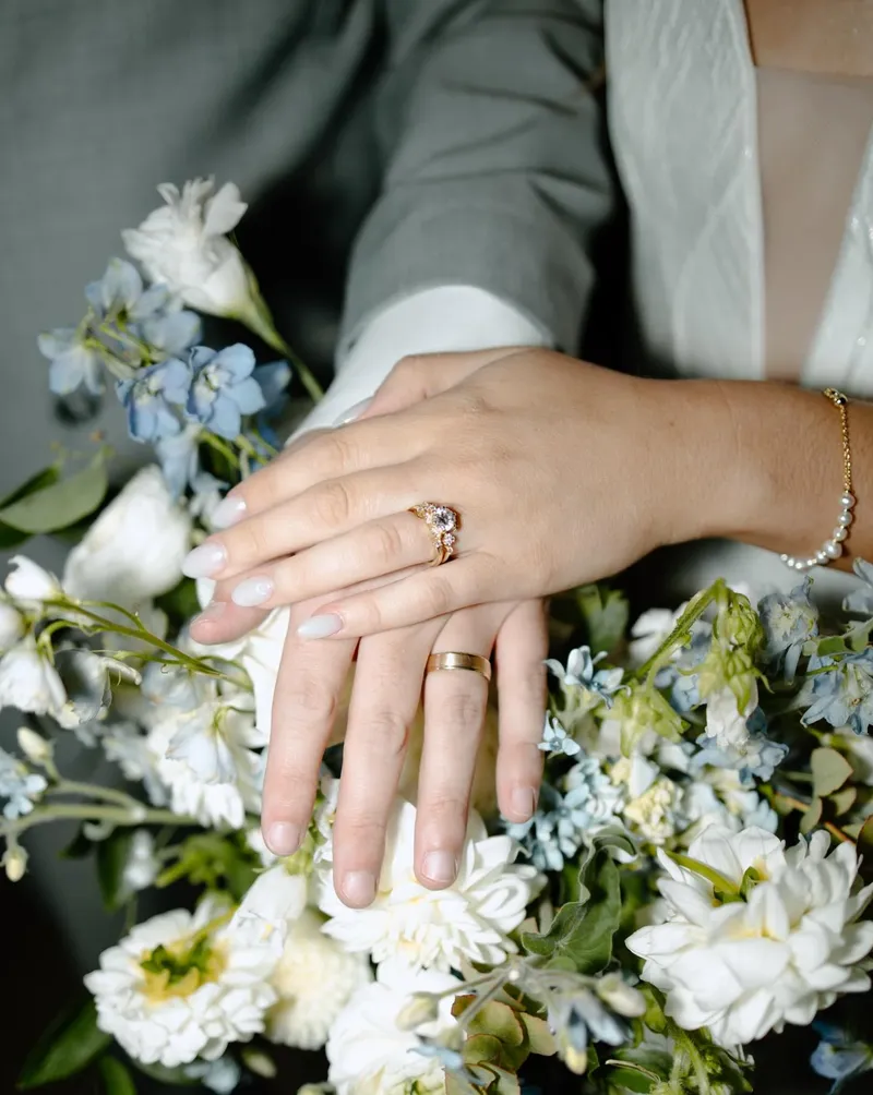 Read article: Happy Couple with a Custom Spexton Wedding Band!