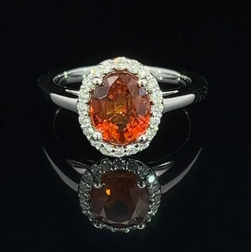Read article: Orange Sapphire Ring
