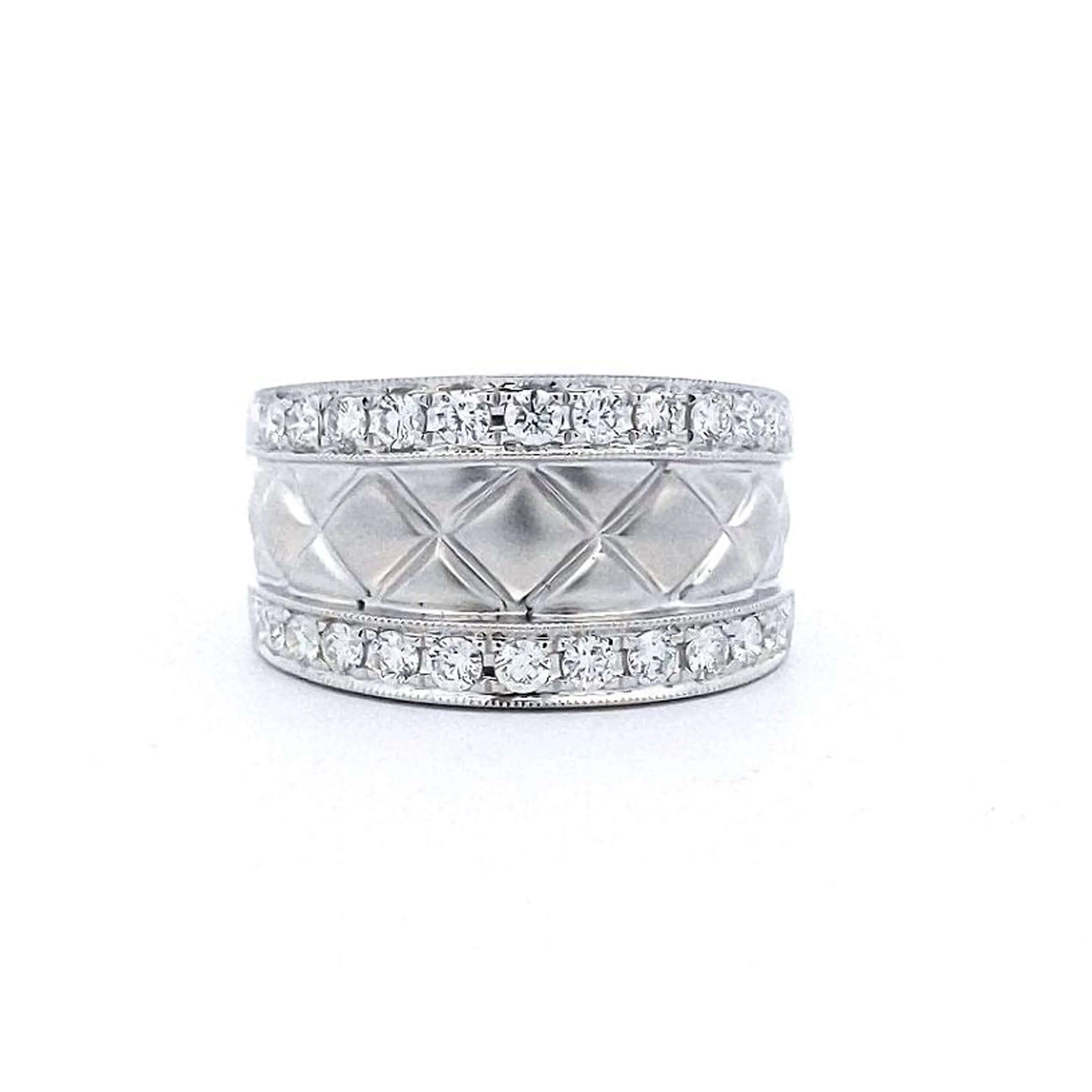 14kt Yellow Gold and Diamond Channel Set Hoop Earrings