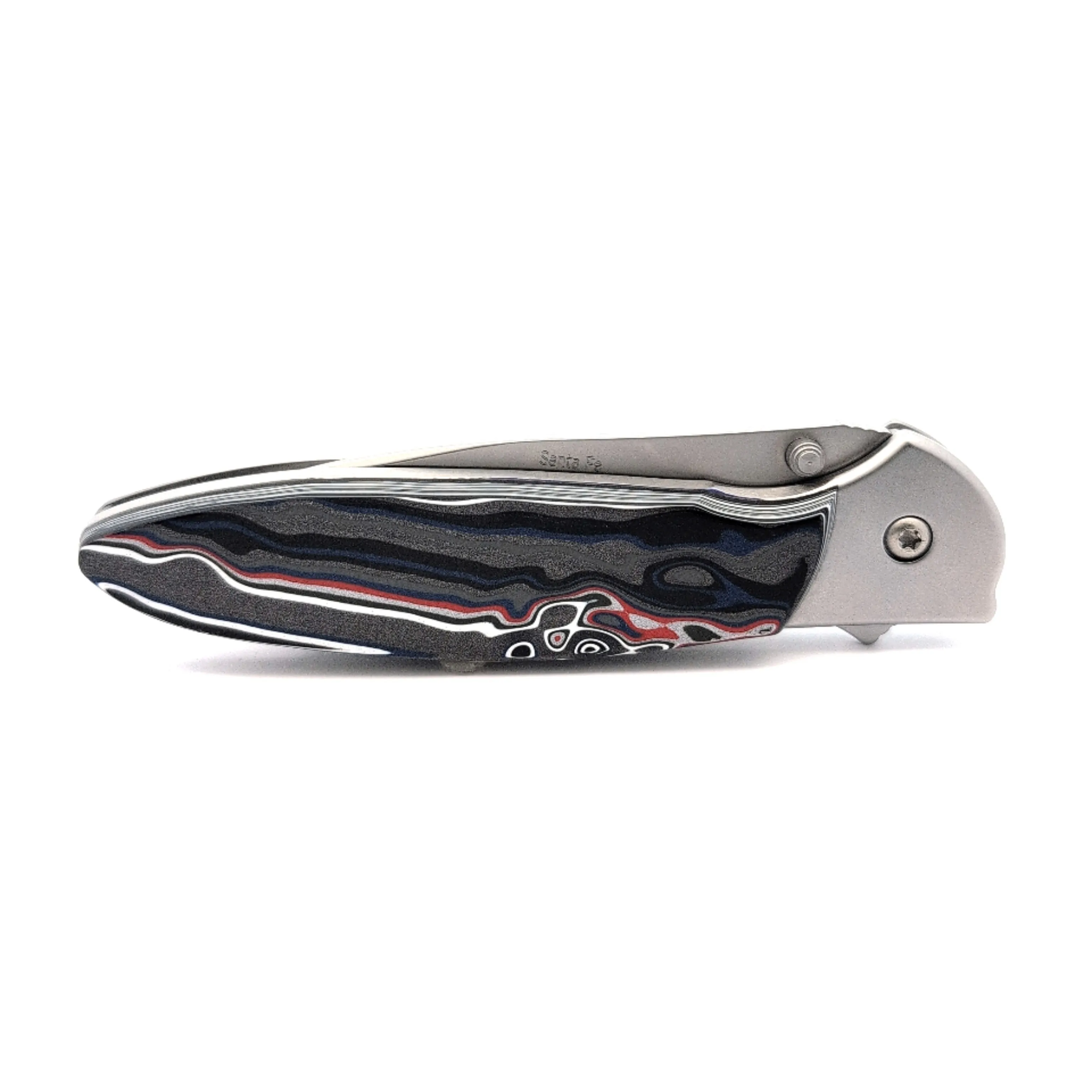 Fordite Handle Steel Knife