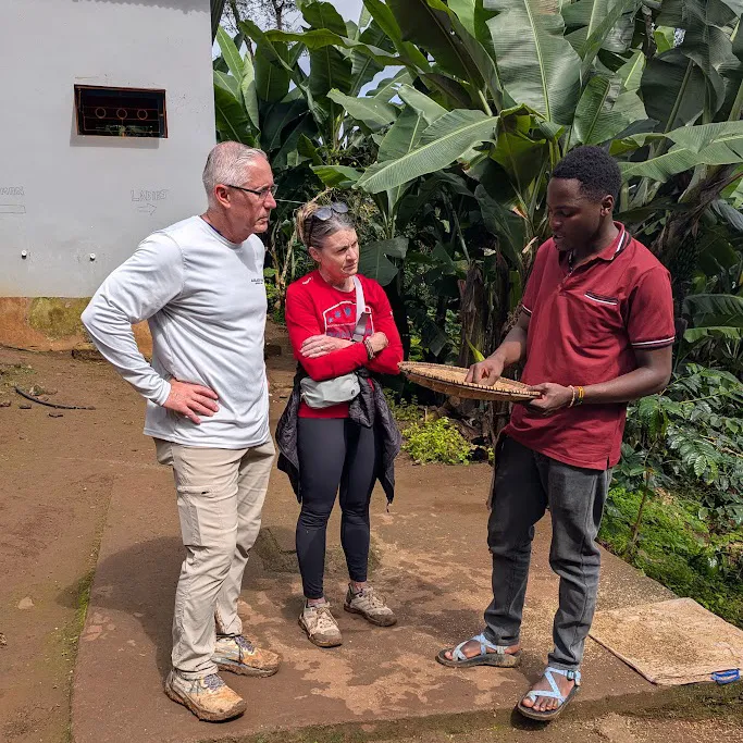 Scott and Audrey in Africa