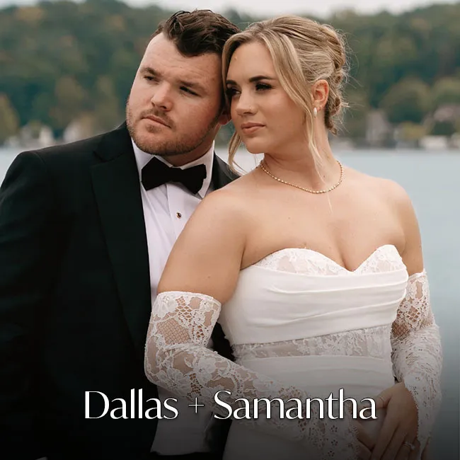 Wedding Photo of Dallas and Samantha.