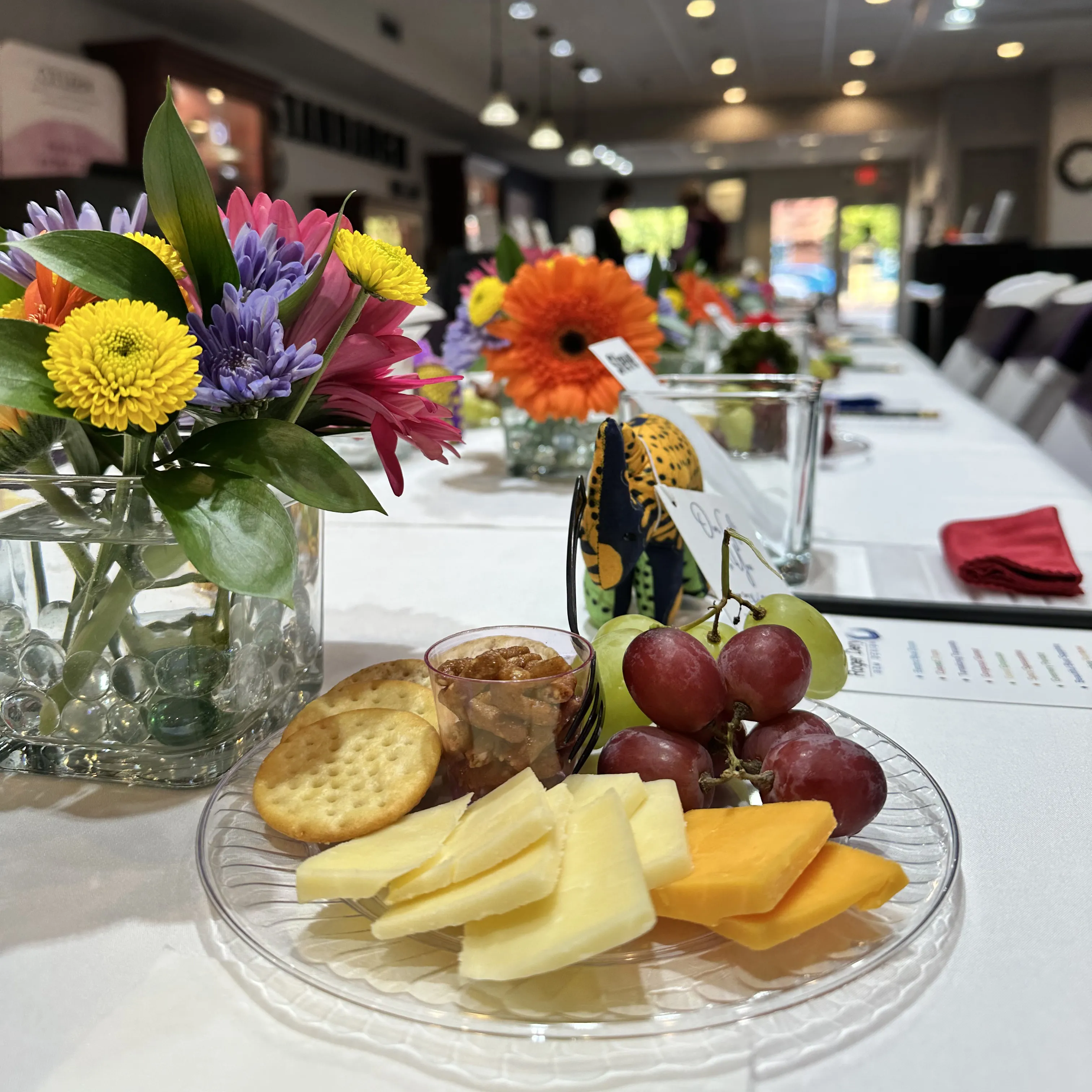 Table at the Gem Tasting, Stambaugh Jewelers