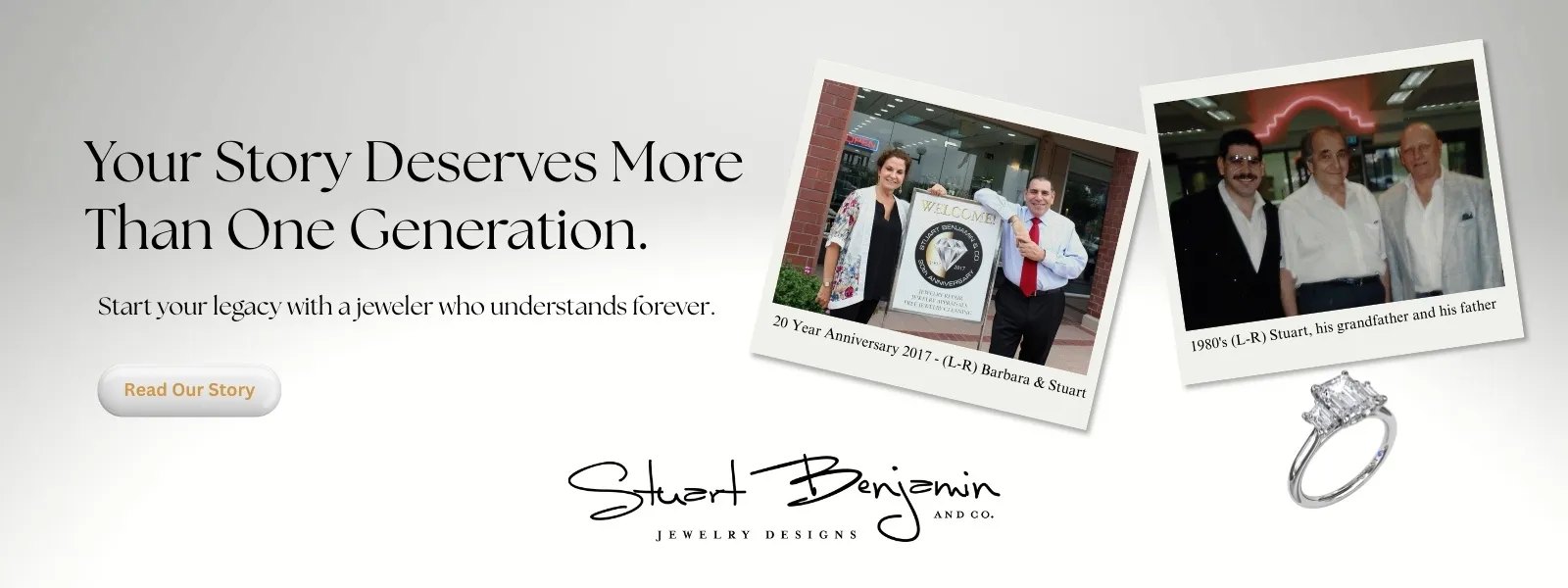 Third Generation jewelry store in San Diego with Stuart Benjamin & Co. Jewelry Designs