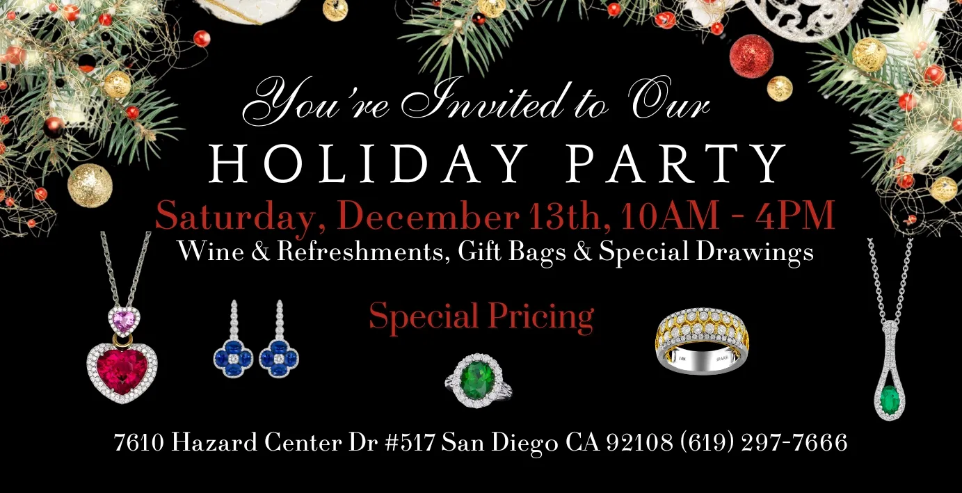 Stuart Benjamin & Co. Jewelry Designs Holiday Party Invitation