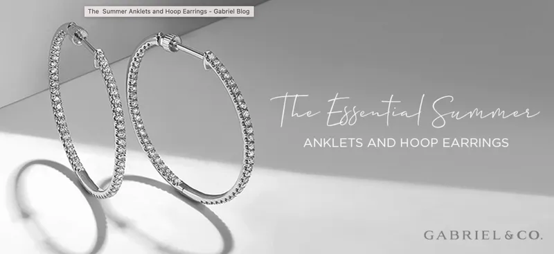 Read article: The Essential Summer Anklets and Hoop Earrings