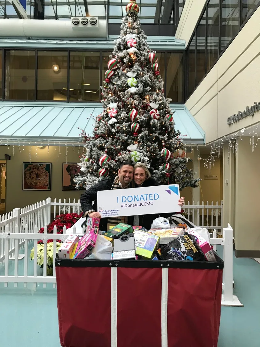 SVS Fine Jewelry annual toy drive donation for Cohen Children's Medical Center