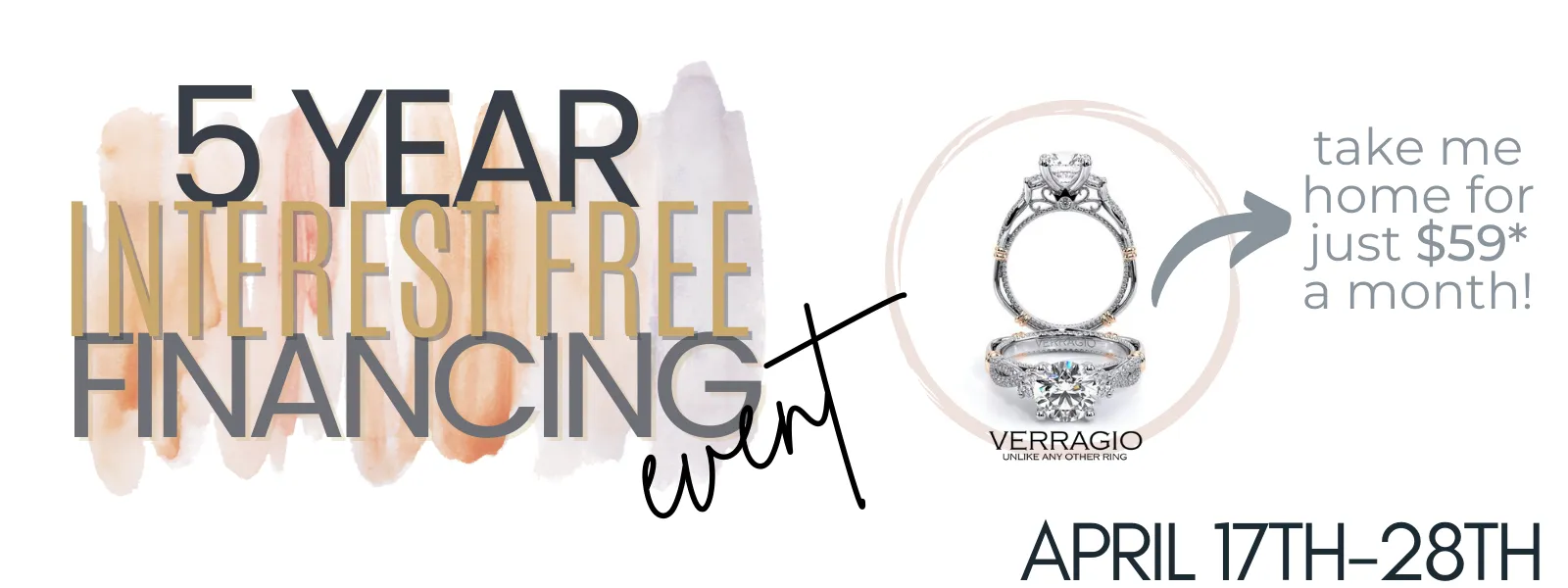 5 Year Interest Free Financing on All Engagment Rings at SVS Fine Jewelry Oceanside, NY