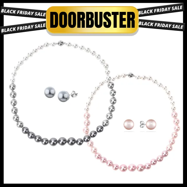 Pearl Necklace & Earring Set Lorem ipsum dolor sit amet consectetur adipiscing elit. SVS Fine Jewelry Oceanside, NY