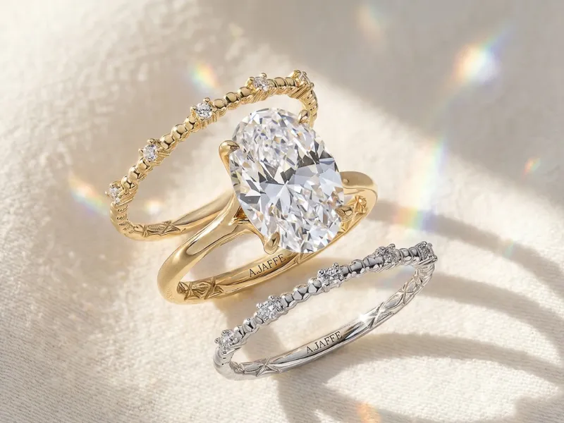 A.JAFFE engagement rings at SVS Fine Jewelry &mdash; heritage bridal designer since 1892, Long Island