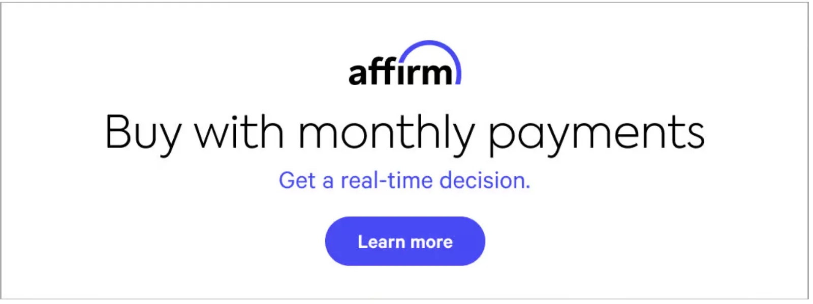 Affirm financing at SVS Fine Jewelry