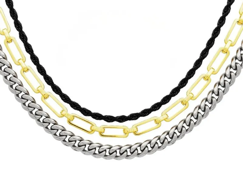 Blackjack men's jewelry at SVS Fine Jewelry &mdash; leather, oxidized silver, ion-plated, Long Island