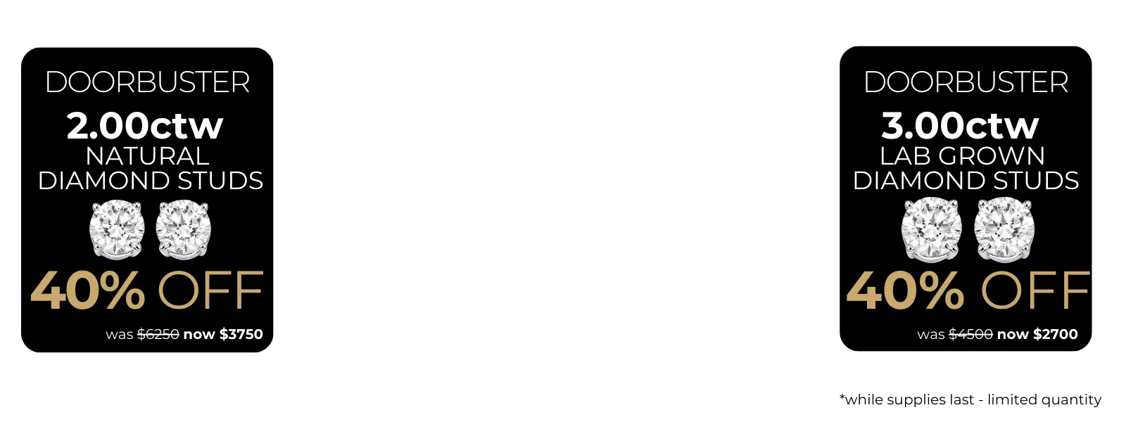 Black Friday Earring Sale