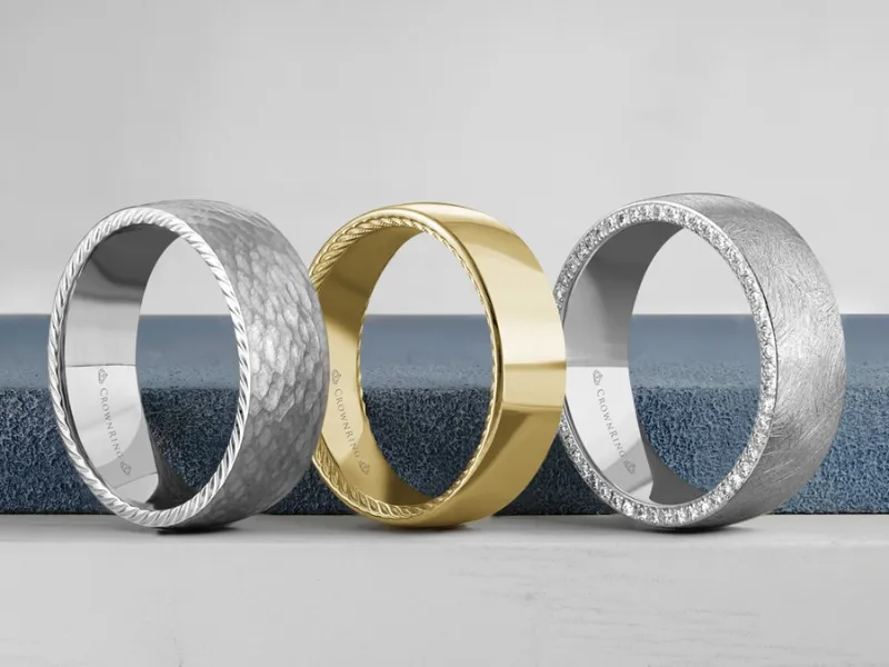 Crown Ring wedding bands at SVS Fine Jewelry Oceanside Long Island NY authorized dealer