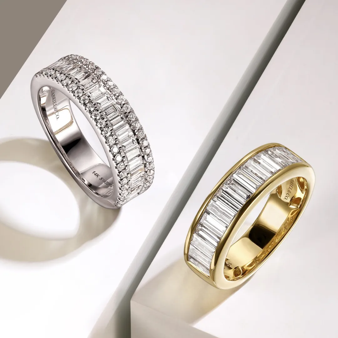 Gabriel & Co. women's wedding bands at SVS Fine Jewelry