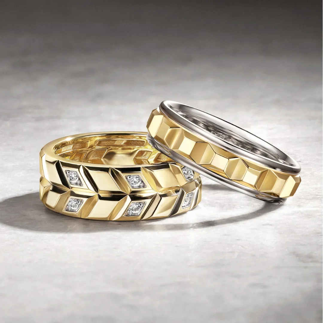 Gabriel & Co. men's wedding bands at SVS Fine Jewelry