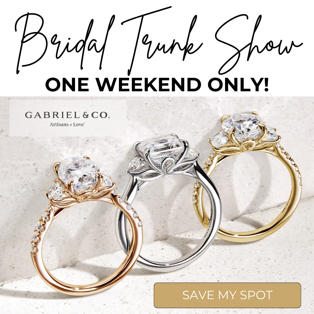 Gabriel & Co. Bridal Trunk Show at SVS Fine Jewelry in Oceanside, NY
