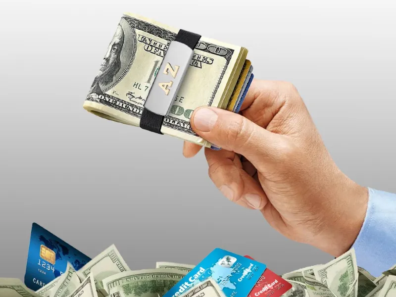 Grand Bands money bands at SVS Fine Jewelry &mdash; luxury money clip alternative, sterling silver, Long Island