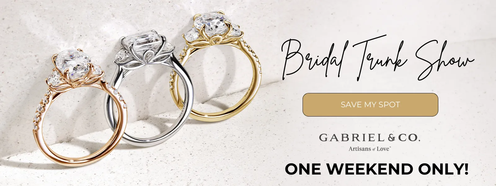 Gabriel & Co. Bridal Trunk Show at SVS Fine Jewelry in Oceanside, NY