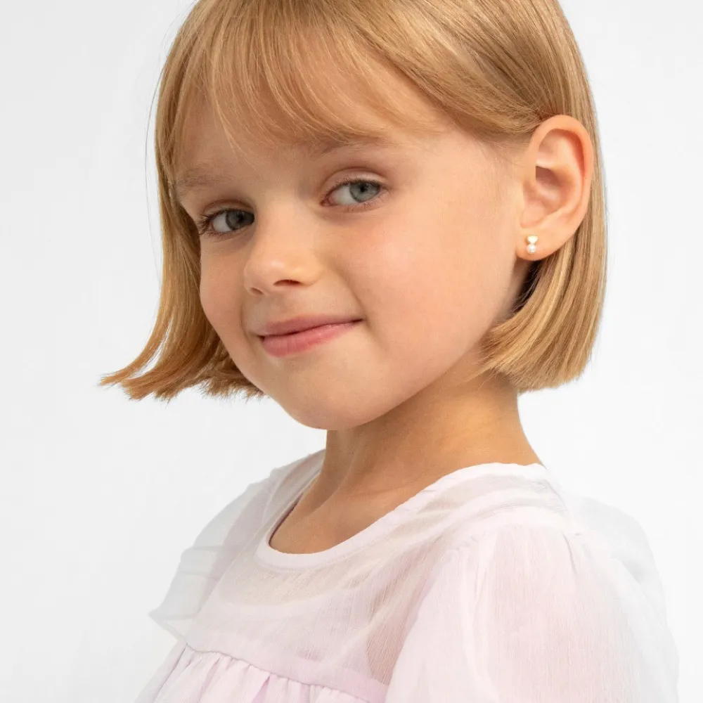 In Season Jewelry hypoallergenic children's jewelry at SVS Fine Jewelry baby earrings kids necklaces sterling silver and 14k gold Long Island