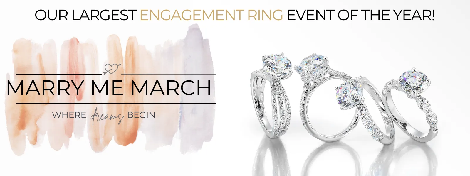 Marry Me March Join us in showroom for the largest bridal event of the year! SVS Fine Jewelry Oceanside, NY