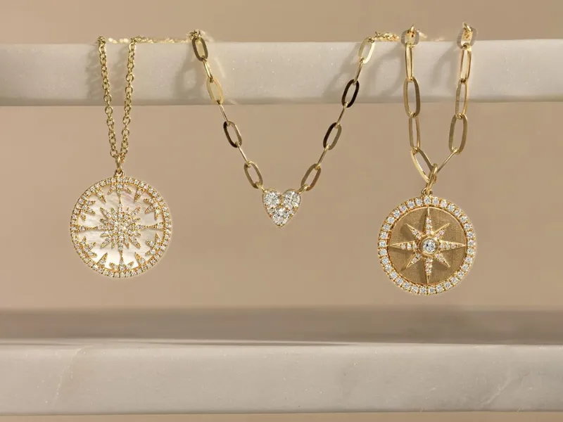 SHY Creation diamond fashion jewelry at SVS Fine Jewelry &mdash; diamond necklaces, earrings, rings, Long Island