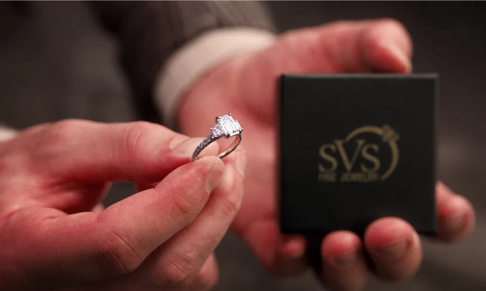 Engagement Ring Proposal at Marry Me March