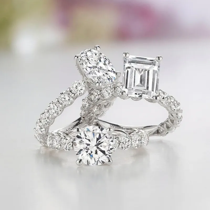Verragio engagement ring settings at the SVS Fine Jewelry trunk show in Oceanside, October 22 to 24